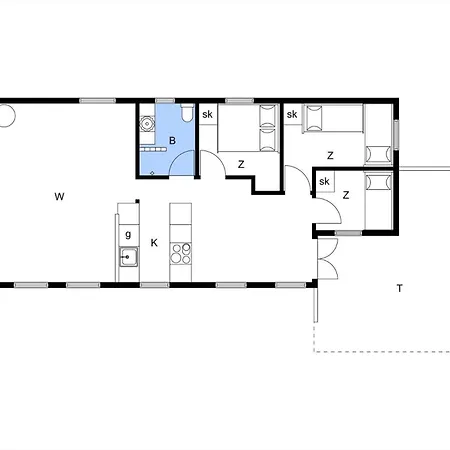 Holiday home Bv290-blavand-lyngsletten-14 Blavand